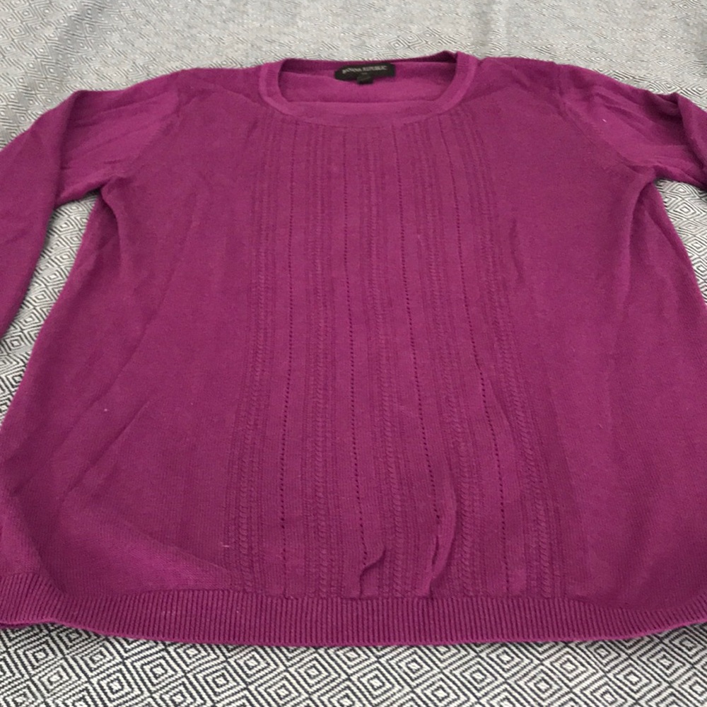 Banana Republic purple casual sweater